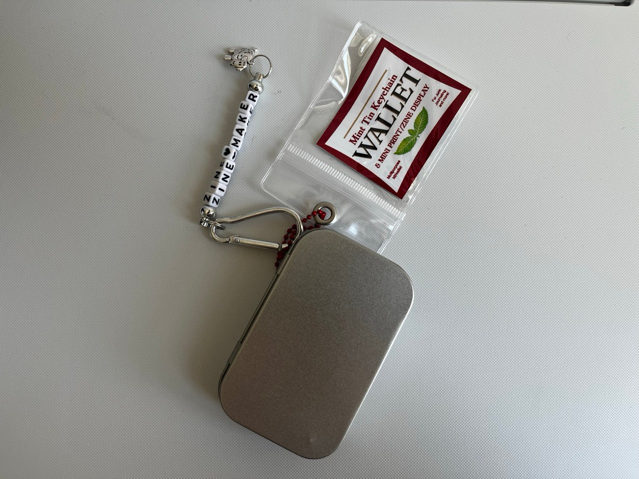 Mint Tin Wallet Keychain
