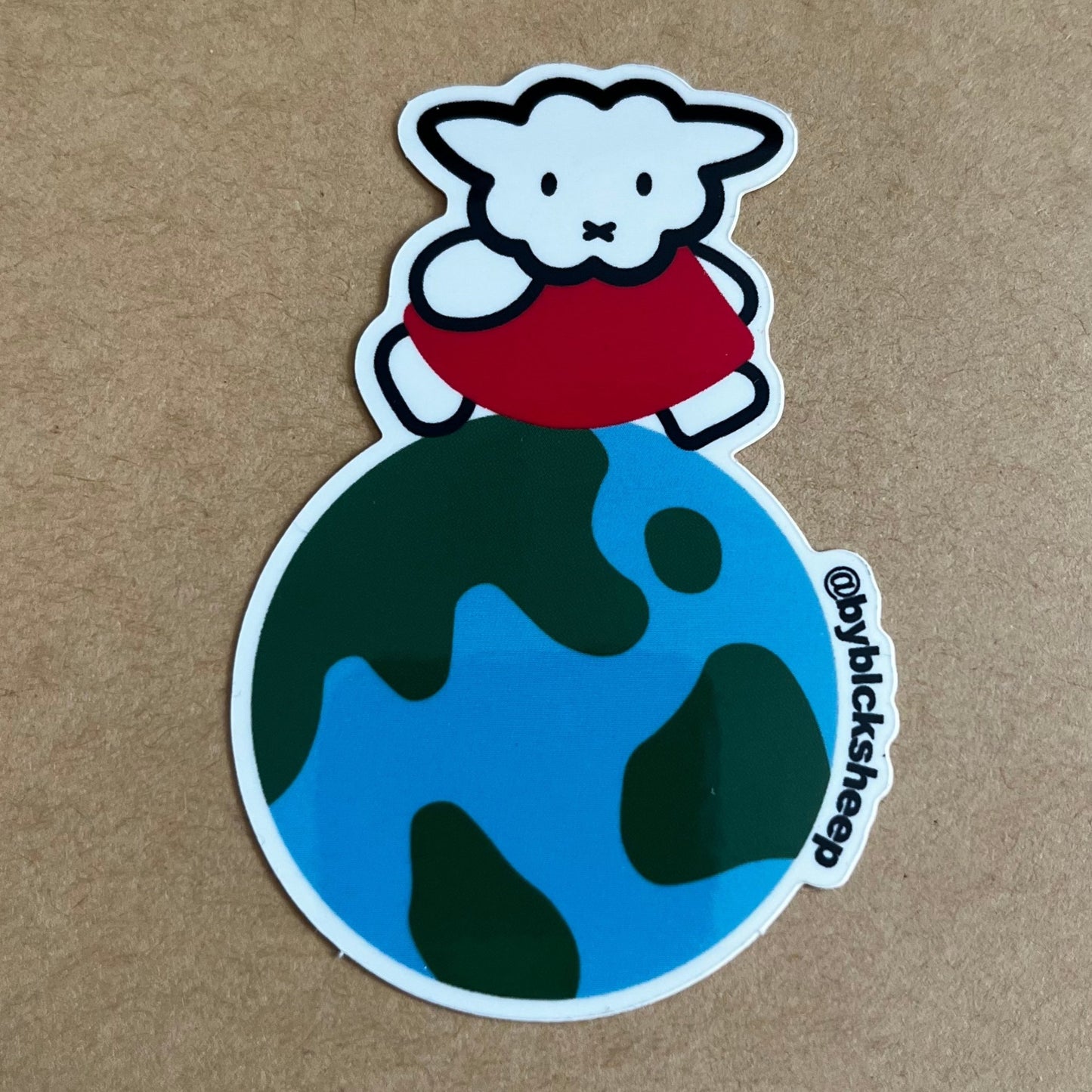 Miffy Style Sheep Sticker