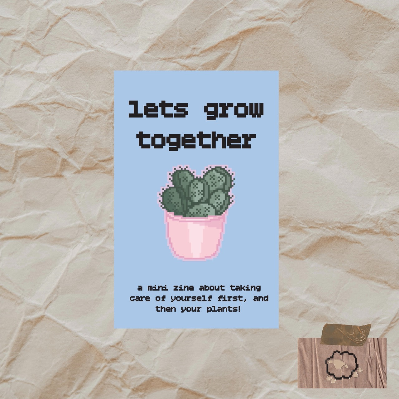 lets grow together mini zine